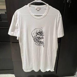 Alexander McQueen Skull Print T shirt